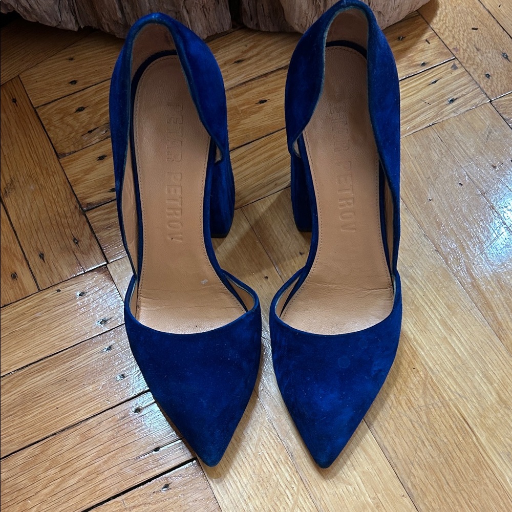 Petar Petrov Midnight Blue Heels
